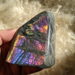 Labradorite rainbow flash freeform